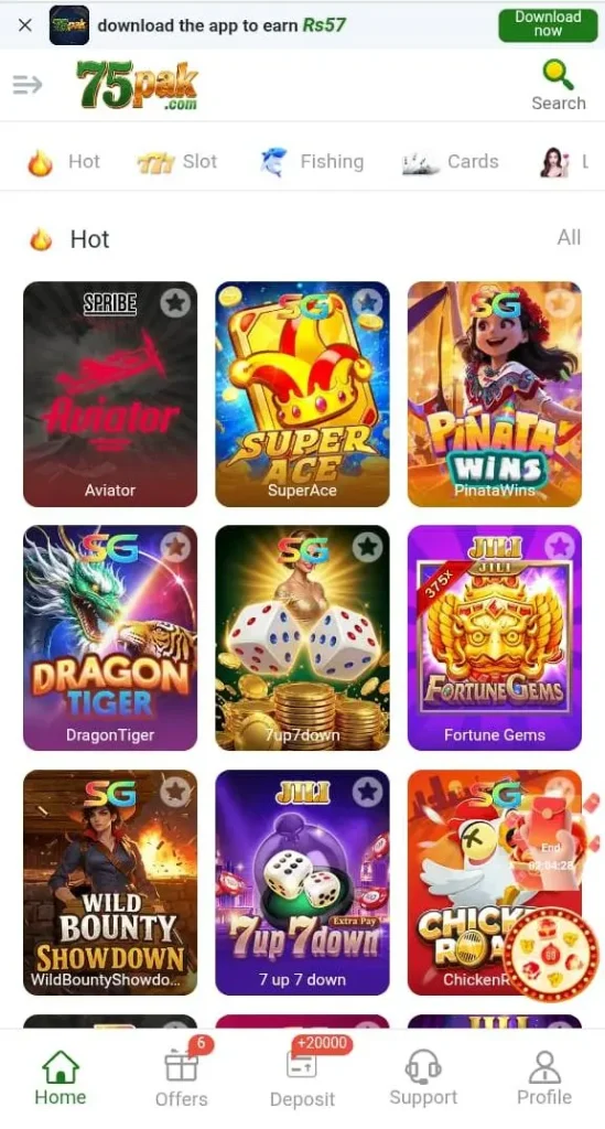 75Pak Game Download