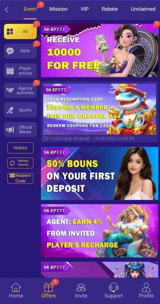 Sk-ep777 Game APK