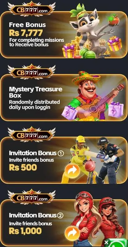 CB777 Game Bonuses and Rewards