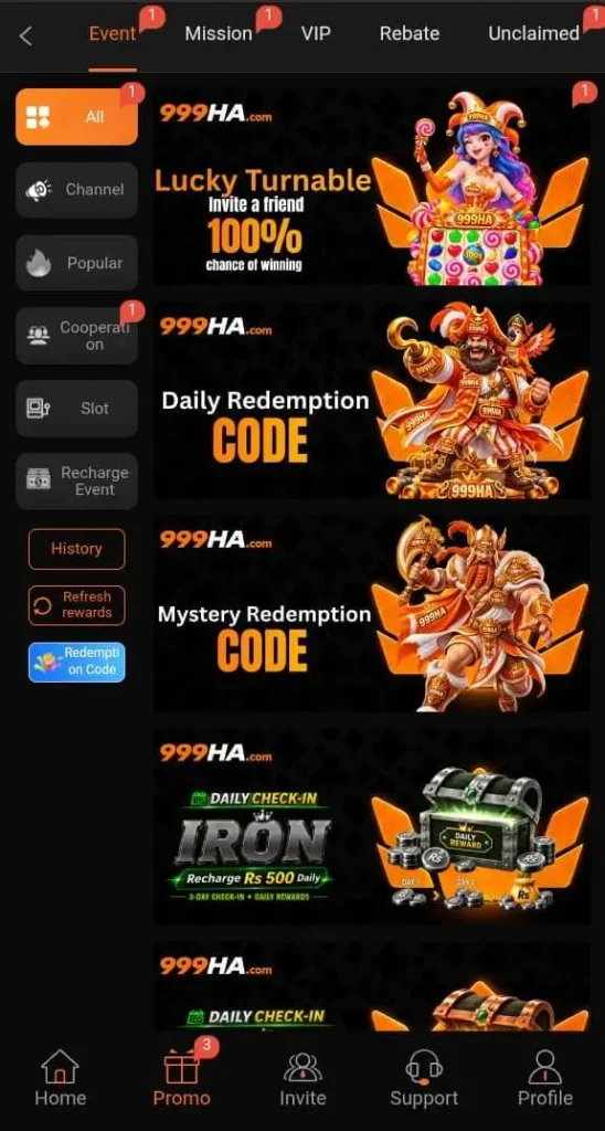 999HA Game key features