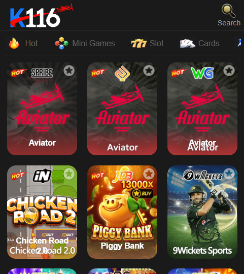 K116 Game Download
